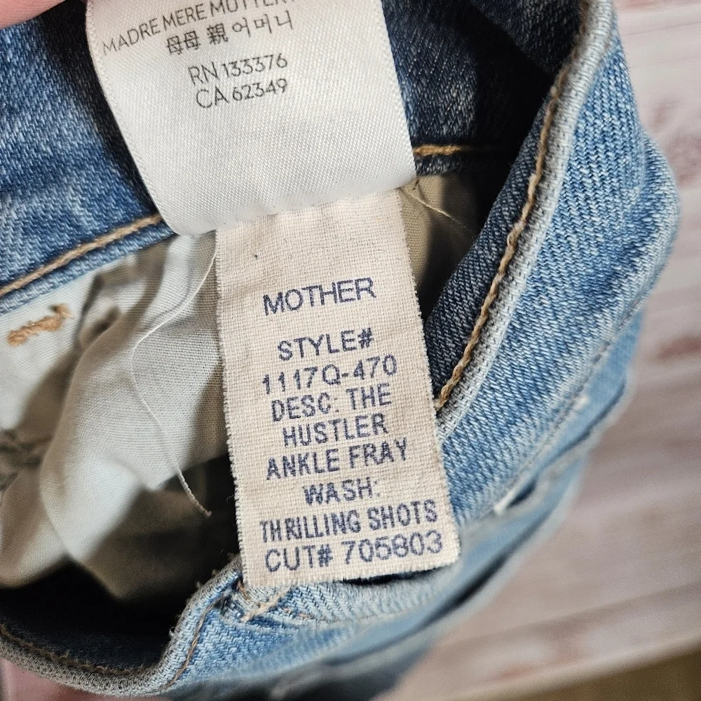 MOTHER hustler ankle fray jeans - Picture 14 of 15